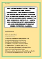 BNSF Roadway Worker Protection &lpar;RWP&rpar; Certification Exam&colon; 2026-2027 Comprehensive Practice Question Bank &vert; 250 Original Multiple-Choice Questions with Detailed Rationales &vert; Aligned with 49 CFR Part 214&comma; BNSF Engineering Instruction 1 Safety&comma; BNSF Contracto