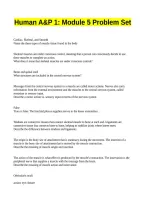 Human A&P 1 Module 5 Problem Set&period;