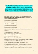 NR 283 Pathophysiology exam 2 BUNDLE latest real exams review of 1280&plus; real exam 2 review questions and correct answers with rationales&sol; NR283 Exam 2&sol; NR 283 Latest exam 2 Review 2026-2027 &lpar;Chamberlain&rpar;