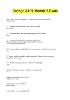 Portage A&P1 Module 5 Exam answered