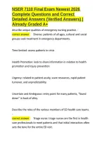 NSER 7110 Final Exam Newest 2026 Complete Questions and Correct Detailed Answers &lpar;Verified Answers&rpar; Already Graded A&plus;&period;docx&NewLine;&NewLine;