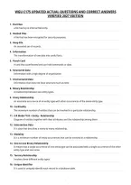 Wgu C175 Updated Actual Questions And Correct Answers&NewLine;Verified 2027 Edition