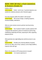 BSNC 5000 OB Mod 1 Exam Questions & Answers &lpar;Grade A&plus;&rpar;&period;docx&NewLine;&NewLine;