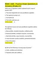 BSNC 1020 - Practice Exam Questions & Answers &lpar;Grade A&plus;&rpar;&period;docx&NewLine;&NewLine;BSNC 1020 - Practice Exam Questions & Answers &lpar;Grade A&plus;&rpar;&period;docx&NewLine;&NewLine;