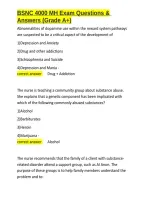 BSNC 4000 MH Exam Questions & Answers &lpar;Grade A&plus;&rpar;&period;docx&NewLine;&NewLine;
