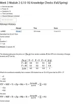 ISYE 6644 OAN Week 3 Module 2 &lpar;L10-16&rpar; Knowledge Checks &lpar;Fall&sol;Spring&rpar; Questions With Correct Solutions&comma; Already Passed&excl;&excl;