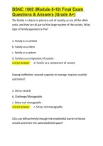 BSNC 1000 &lpar;Module 8-10&rpar; Final Exam Questions & Answers &lpar;Grade A&plus;&rpar;&period;docx&NewLine;&NewLine;