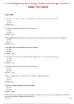 Biological Psychology 13th Edition by James W&period; Kalat Test Bank