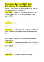 Hazardous Materials GoJet Exam Questions & Answers &lpar;Grade A&plus;&rpar;&period;docx&NewLine;&NewLine;