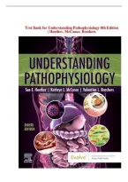 Test Bank for Understanding Pathophysiology 8th Edition &NewLine;&vert; Huether&comma; McCance&comma; Brashers&NewLine;
