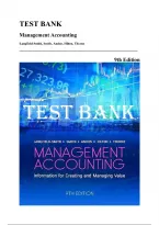 Test Bank &mdash; Management Accounting&comma; 9th Update Edition &lpar;Langfield-Smith&comma; Smith&comma; Andon&comma; Hilton&comma; Thorne&comma; 2021&rpar; &vert; All Chapters 1-21 Covered&NewLine;