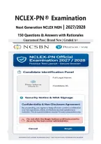 NCLEX-PN&vert; Next Generation &vert;NGN Exam BUNDLE&vert; 2026&sol; 2027&sol;2028 &vert; 3 Exam Sets &vert; Newly Released &vert; Actual Exam &vert; Brand New &vert; Guaranteed Pass - A&plus; Graded