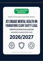 Ultimate ATI RN Mental Health Bundle&colon; Complete Online Practice Questions&comma; Solutions & Study Guide &lpar;2026&sol;2027 Edition&rpar;
