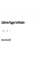  California Flagger Certification &ndash; Practice Questions and Exam Study Guide