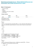 Week 10 Homework Simulation Overview   ISYE 6644 OAN O01 Q ASY Questions And Correct Answers &vert;100&percnt; Verified &vert;Guaranteed Success &vert; update