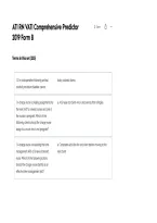 ATI RN VATI Comprehensive Predictor 2019 Form B