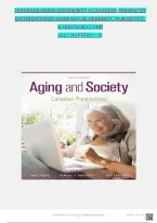 Aging and Society Canadian Perspectives 8th Ed Test Bank Novak&sol;Northcott&sol;Kobayashi ISBN 9780176700010 A&plus; 2026&NewLine;