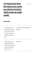 ATI PN Pharmacology Retake Proctored Exam 2025 Complete Exam Questions