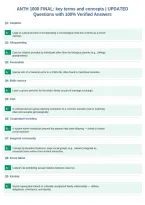 ANTH 1000 FINAL&colon; key terms and concepts &vert; UPDATED&NewLine;Questions with 100&percnt; Verified Answers