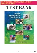 Test Bank for Human Development&colon; A Life-Span View&comma; 8th Edition by Robert V&period; Kail & John C&period; Cavanaugh &vert; Complete Exam Questions & Answers&NewLine;