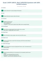 Exam 3 ANTH 1000 Dr&period; Berk &vert; UPDATED Questions with 100&percnt;&NewLine;Verified Answers