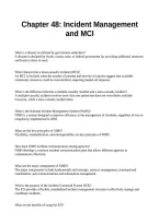 Chapter 48 Incident Management and MCI&period;