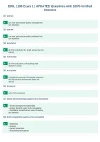 BIOL 1108 Exam 1 &vert; UPDATED Questions with 100&percnt; Verified&NewLine;Answers