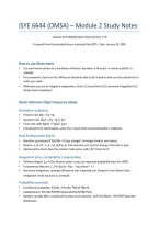 ISyE 6644 EXAMS PACKAGE DEAL &lpar;LATEST&rpar; WITH COMPLETE SOLUTION