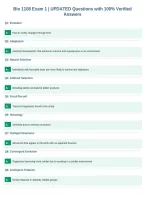 Bio 1108 Exam 1 &vert; UPDATED Questions with 100&percnt; Verified&NewLine;Answers