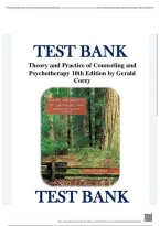 Test Bank For Theory and Practice of Counseling and Psychotherapy&comma; Enhanced 10th Edition By Gerald Corey Chapter 1-16 Complete Guide &period;