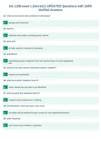 bio 1108 exam 1 &lpar;herrick&rpar; &vert; UPDATED Questions with 100&percnt;&NewLine;Verified Answers