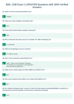 BIOL 1108 Exam 1 &vert; UPDATED Questions with 100&percnt; Verified&NewLine;Answers