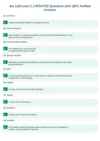 bio 1108 exam 1 &vert; UPDATED Questions with 100&percnt; Verified&NewLine;Answers