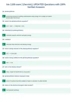 bio 1108 exam 2 &lpar;herrick&rpar; &vert; UPDATED Questions with 100&percnt;&NewLine;Verified Answers