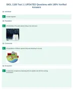 BIOL 1108 Test 1 &vert; UPDATED Questions with 100&percnt; Verified&NewLine;Answers