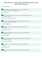 BIOL 200 Exam 1 Study Guide &vert; UPDATED Questions with&NewLine;100&percnt; Verified Answers