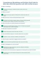 Comprehensive Microbiology and Evolution Study Guide for&NewLine;BIOL 200 &vert; UPDATED Questions with 100&percnt; Verified Answers