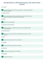 BIO 200 EXAM &num;1 &vert; UPDATED Questions with 100&percnt; Verified&NewLine;Answers