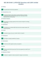 BIO 200 EXAM 1 &vert; UPDATED Questions with 100&percnt; Verified&NewLine;Answers
