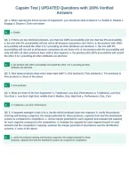 CAPSIM Quiz &vert; UPDATED Questions with 100&percnt; Verified&NewLine;Answers