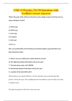 CEH v9 Practice 312-50 Questions with&NewLine;Verified Correct Answers