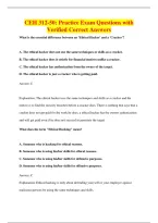 CEH 312-50&colon; Practice Exam Questions with&NewLine;Verified Correct Answers