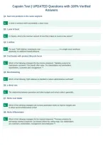 Capsim Test &vert; UPDATED Questions with 100&percnt; Verified&NewLine;Answers