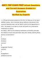 ANCC FNP Exam Prep 2027 600&plus; Questions Bank with Rationales Actual Exam Questions & Verified Answers &vert; Latest &lpar;Latest 2026 &sol; 2027 Update&rpar; A&plus; Grade Complete