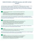 CMAN 272 EXAM 1 &vert; UPDATED Questions with 100&percnt; Verified&NewLine;Answers