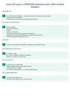 cman 272 exam 1 &vert; UPDATED Questions with 100&percnt; Verified&NewLine;Answers