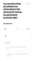 Procore Superintendent Certification 2025 &vert; Comprehensive Exam Questions and Study Guide