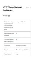 NCCPT CPT Exam Part 1 &vert; Comprehensive Practice Questions&comma; Answers and Study Guide