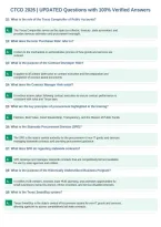 CTCD 2026 &vert; UPDATED Questions with 100&percnt; Verified Answers&NewLine;