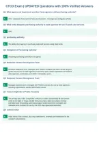 CTCD Exam &vert; UPDATED Questions with 100&percnt; Verified Answers&NewLine;